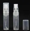 2022 Nouveau pulvérisation de parfum en plastique vides bouteille 2ml 2g échantillon rechargeable conteneur cosmétique mini petit atomiseur rond pour la lotion