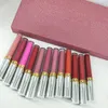 Trucco Matte LiP Gloss 12 colori Marca Make Up Lip Stick 12 pezzi Set Regali di Natale315Z6544680