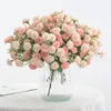 Couronnes de fleurs décoratives petit paquet artificiel lilas fausse soie maison jardin fête décoration couronne 20 Heads1