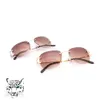 Lunettes de soleil de style pilote sans monture pour hommes femmes choix coloré pour les lunettes de luxe d'été montures en gros de super qualité erAghAERH6287886