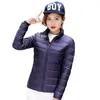 Women's Down Parkas Ultra Light Jacket Autumn Winter Women Windproof Lightweight Outwear Packable Coat Slim Warm Plus Size Kare22