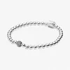 Vente série classique 100% 925 perles rondes en argent Sterling Bracelet Fit perles originales breloques bijoux à bricoler soi-même cadeau pour les femmes 220121