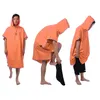 hooded strandhanddoek poncho