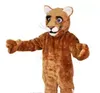 Petit léopard panthère chat Cougar ourson Mascotte Costume taille adulte personnage de dessin animé Mascotte Mascota tenue Costume