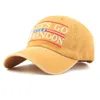 ブランドン刺繍入り野球キャップ洗浄された綿アメリカ人の国旗綿のメンズ帽子アヒルの舌帽子ccb14463