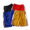 Mens sommar shorts byxor mode 4 färger tryckta dragsko shorts avslappnade Homme sweatpants p285fsgae1 ai51s