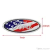 2st 7 ovala bakre galler Badge Emblem typskyltdekorator klistermärke för Ford F150 F250 2006-2014280M