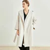 Max 2022 Nieuwe trendy merk Mara Damesjas Hooded Bathrobe Dubbelzijdig Tweed Jas Vrouwen Lace-up Amerikaanse maat