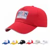 Biden Prezydent Baseball Cap Doross Kobiety Mężczyźni Regulowany pasek z Krzywem Kapelusz Letni słowo Słońce Visor Red Blue Orange Khaki Black