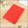 Anteckningar Anteckningar Office School Supplies Business Industrial Harder Notebook A5 College Red Thick Classic Writing PU Leather With Pocket Elas