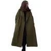 Duży płaszcz wełny jesiennej i zimowej 200 kg tłuszcz mm luźno nad kolanem średniej długości wełniany phil22