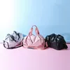 Waterproof travel bags light color fashion convenient large capacity travel bag luggage storage fitness handbag Silver Pink cool Bags