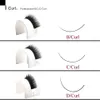 Nouveaux cils naturels Faux cils individuels Faux vison classique Extension de cils cils pour maquillage