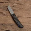 1 ШТ. Высочайшее качество 0230 EDC Pocket Складной нож D2 Coney Wash Blade Blade CNC Carbon Carbon Carble Fiber Bladers с розничной коробкой