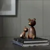 Россия Литтл Медвежь деревянные украшения для декора белка мебели