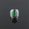 1PCS MEN EAGLE MOOD RING تغيير حلقات الألوان 20 إلى 23