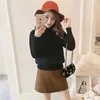 Casual Turtleneck Pullover Sweaters Women Autumn Winter Long Sleeve Warm Knitted Jumper Elegant Loose White Female Sweaters 201225