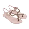 Sandals New 2022 Melissa Brazilian Jelly Shoes Women Fashion Flat S Snake style Roman Girl Female Beach Sandal Casual Wear SM084 220121