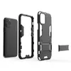 2 in 1 Kickstand With Stand Holder Protective Hard Cases Rugged TPU+PC Armor Cover For iPhone 13 Pro Max 12 Mini 11 XS XR X