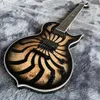 Custom Wylde Odin Grail Charcoal Burst Buzzsaw Gitara Electric Accept Guitar Bass OEM