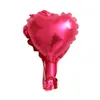 50 100pcs 5 pouces ballons coeur métallique feuille globes cadeaux Saint Valentin décoration de mariage mini petite feuille ballons coeur amour Y232x