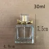 30ml Bowknot Glass Spray Perfume Flaskor Refillerbar Tom Gold Silver Automizer Travel Dispenser Fragrance Bottle