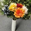 Faux dahlia à tige unique 24.41 "longueur Simulation pivoine entièrement ouverte pour mariage maison fleurs artificielles décoratives