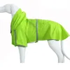 S5XL Pets Small Dog Raincoats Reflective Large Dogs Rain Coat Waterproof Jacket Fashion Outdoor Breathable Puppy Clothes Y200917