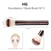 Hourglass No.2 Foundation/Blush Brush Beauty Makeup Brush Blender Tools DHL GRATIS