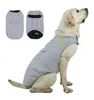 Abbigliamento per cani di grossa taglia Abbigliamento invernale Giacche calde Gilet bifacciale impermeabile per Teddy Golden Retriever Bulldog DHL Ship