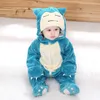 Saileroadかわいいハスキー犬Kigurumi Baby Kids Cartoon Animal Cosplay Costume Wart Soft Flannel Onesieかわいい犬パジャマボディスーツF15845439