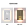 Topoch Modern LED Light Sconce Lamp With Dual Switch USB Ports For Bedroom Kids Reading Wall Spotlight Loft Adjustable Nightlight Indoor Lighting