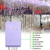 ベストセラー18M x 3M 1800-LEDの暖かい白いライトロマンチックなクリスマス結婚式屋外の高輝度装飾カーテンライトストリングホワイト