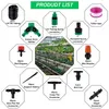 Watering Equipments 30M DIY Drip Irrigation System Automatic Watering Garden Hose Micro Kits with Adjustable Drippers Atomization cooling device