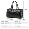 Duffel Bags Men's Travel Bag Business Trip Casual läder handväska män stor kapacitet messenger manliga resor tote bagage duffle1