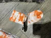 最新の絞り染めクルー印刷靴下ストリートスタイルプリントコットンロングソックス男性女性ハイソックス