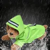 Köpek Yağmurluk Su Geçirmez Hood Küçük Pet Yağmurluk Yavru Kedi Taktik Yağmurluk Çift Güverte Pocket Snap Button ile Yeni 14 5SL G2