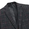 Batmo arrivo di alta qualità plaid di lana blazer casual da uomo abiti da uomo giacche giacche casual da uomo 9837 LJ201103