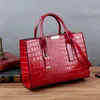 HBP Kvinnor Handväskor Alligator Pattern Fashion Totes PU Läder Partihandel Kina Nyaste Stil Billiga Axelväska Ladies Purses Lady Hand Bag