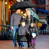 Único à prova de vento 3brela chuva mulheres homens camada dupla grande 10k guarda-chuvas de negócios macho grade escuro paraguas família viagem parasol 201218