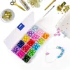 Caixa de organizador de jóias de plástico Caixa de exibição transparente 15 grades Caixas de armazenamento de plástico Beads Brinco Recipiente de Jóias