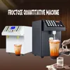 Commercial Bubble Tea Sugar Sirap Dispenser 5L+5L Fruktos Kvantitativ maskin24 Grid Automatic 220V Milk Tea Equipment Levulose 304