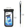EE. UU. 2 Paquete Equipamiento impermeable IPX 8 Teléfono móvil Bolsa seca para iPhone Google Pixel HTC LG Huawei Sony Nokia y otros teléfonos A24