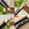 Gratis verzending metalen gouden balpenset schoolkantoor benodigdheden balpen stationery roller ball handtekening pen serieuze balpoint pennen