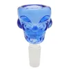 14mm 19mm Straight skeleton head silicon quartz high glow glass cigarette set glass bowl