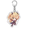 New Game Genshin Impact Acrylic Keychain Anime Delicate Craft Mengpa Cartoon Key Chain Delicacy Bag Pendant Small Car Keyring2707941