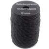 Reflecterende outdoor Emergency Paracord 550 Parachute Koord 7 Cores 4mm Touw Camping Rescue Survival Gadget