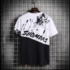 T-shirt hommes M-6XL 7XL 8XL 9XL t-shirt hommes col rond force élastique hommes t-shirts couture hommes décontracté manches courtes A521