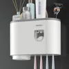 Portaspazzolino magnetico Accessori per il bagno Distributore automatico automatico di dentifricio Spremiagrumi Portaoggetti per uso domestico LJ200904