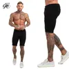 Męskie szorty fitness dżinsowe szorty Czarne wysokiej talii Roszed letnie dżinsy dla mężczyzn marka marki plus casual streetwear DK03 LJ20092633